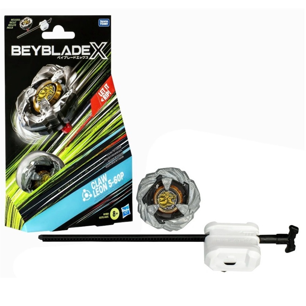Takara Beyblade X Claw Leon 5-60P - Silver and Gold